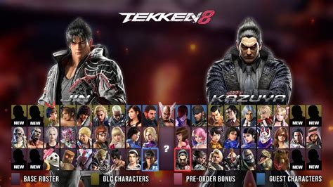 All Tekken 8 characters: Full roster, DLC & leaked。